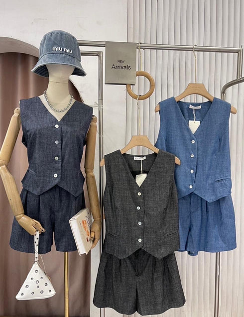 Casual Button Down Best With Short Sets